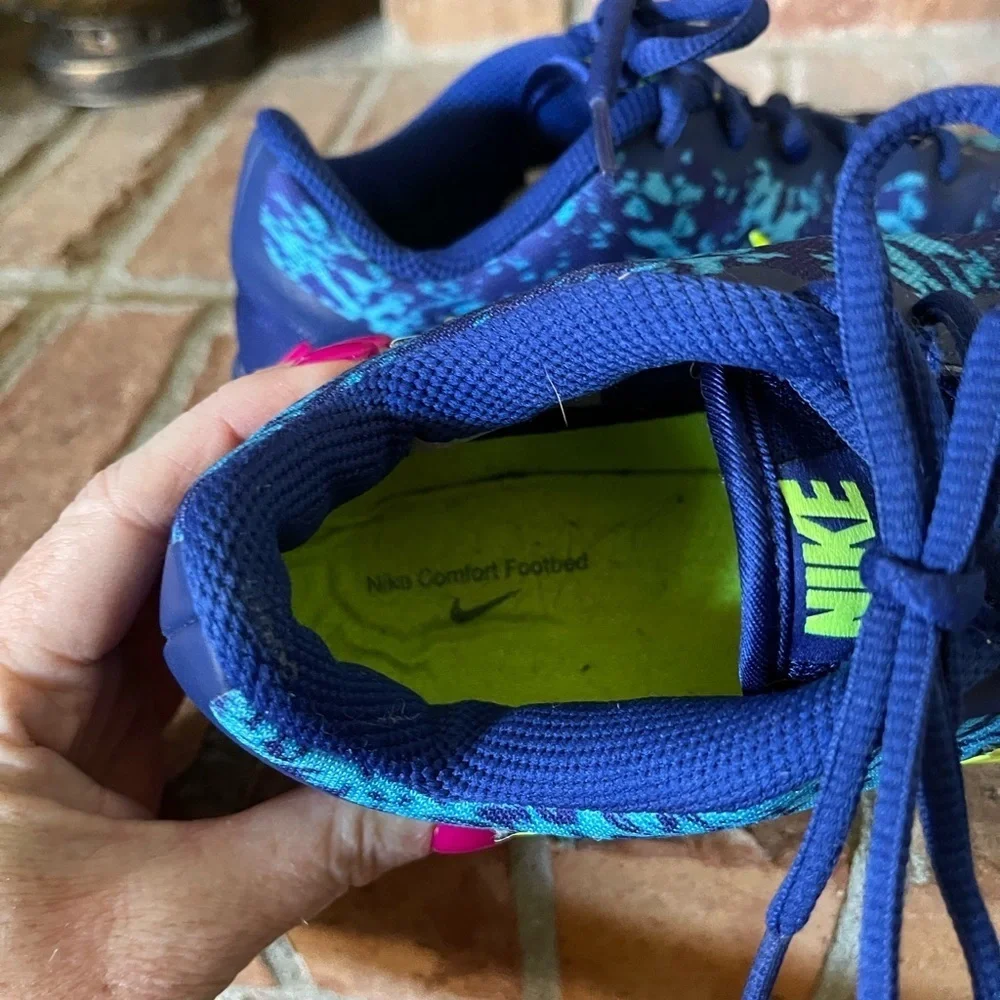Nike Training Blue Tie Dye Sneakers